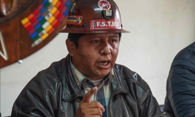Ejecutivo de la Central Obrera Boliviana, Juan Carlos Huarachi,