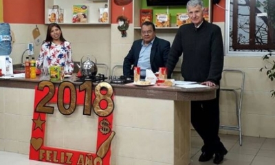 El padre Pérez se despidió de Fides/Foto. RRSS