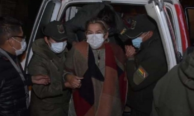 Sedición, terrorismo y conspiración son los tres delitos por los cuales está imputada la expresidenta, Jeanine Áñez