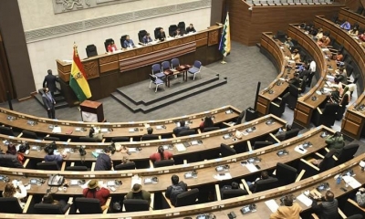 Sesión de la ALP. Foto archivo | Senado Bolivia