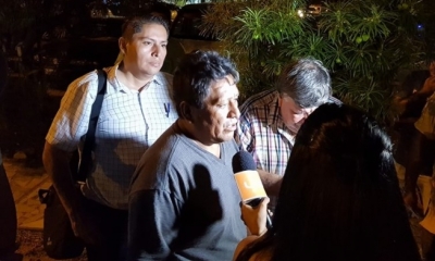 Juan Yucra fue liberado anoche/Foto. RRSS