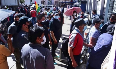 La protesta de representantes de locales nocturnos contra las restricciones.