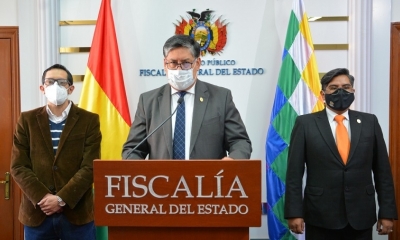 El Fiscal General del Estado, Juan Lanchipa Ponce