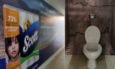Así son los nuevos baños de Expocruz/Foto. Kreab