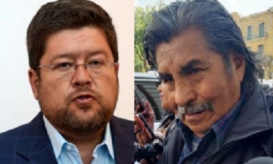 Samuel Doria Medina y Felipe Quispe/Foto. Kandire