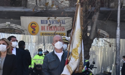 El ministro de Gobierno, Arturo Murillo
