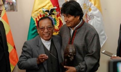 Evo Morales y Toribio Ticona/Foto. RRSS