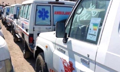 Las ambulancias compradas por la Gobernación de Potosí. Archivo | el potosí
