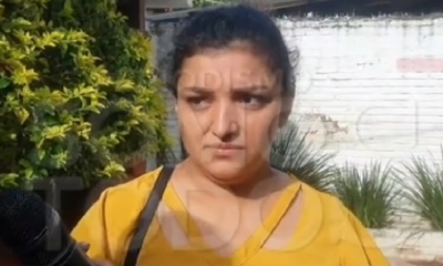 Mujer se presentó a la Felcc. Foto: captura de video de Periodismo Somos Todos