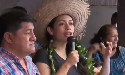 Proclamación de Adriana Salvatierra | Captura de video 