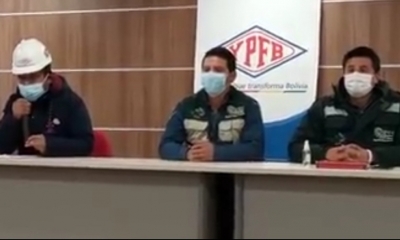 Jefe de la Distrital de Oruro de Yacimientos Petrolíferos Fiscales Bolivianos (YPFB), Gilmar Cruz.