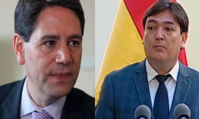 El presidente del Tribunal Electoral, Salvador Romero  y el Procurador General del Estado