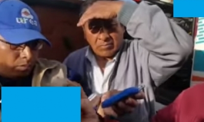 La víctima muestra lo sucedido/Foto. Captura de pantalla