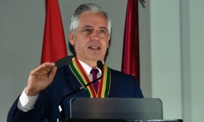El vicepresidente Álvaro García Linera.