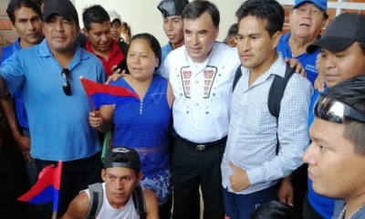 Juan Ramón Quintan en Riberalta/Foto. ABI 