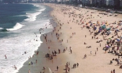 La playa de Ipanema en  Rio de Janeiro