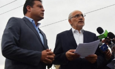 Luis Revilla y Carlos Mesa/Foto. RRSS