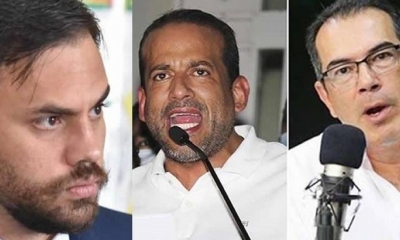 Eduardo Del Castillo, Luis Fernando Camacho y Mario Aguilera