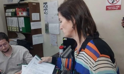 La asambleista por Creemos, Keila García 
