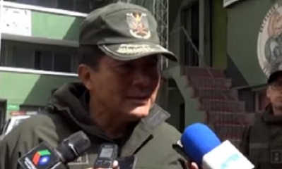  Comandante Departamental de la Policía en La Paz/Foto. Captura de pantalla