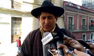 Teodoro Mamani, secretario general de la CSUTCB/Foto. RRSS