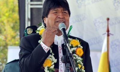 Presidente Evo Morales. 