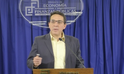 Mario Guillen, Ministro de Economía/Foto. ABI 