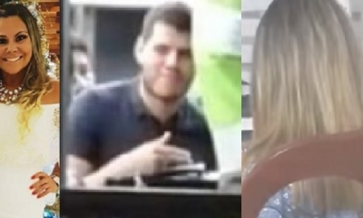 Eliane Saavedra, Alejandro Saavedra y la madre de la víctima/Foto. Kandire
