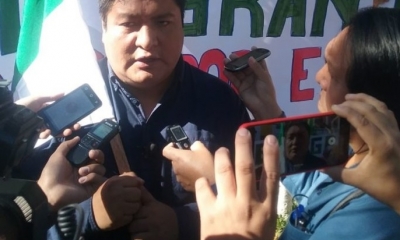La Máxima Autoridad Ejecutiva (MAE) de la Región Autónoma del Gran Chaco, José Quecaña