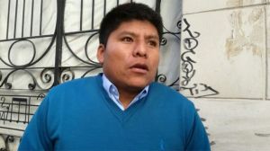 El dirigente de las 6 federaciones del Trópico de Cochabamba, Leonardo Loza. Foto: Internet