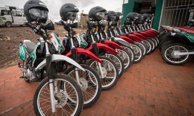 20 motocicletas fueron entregadas a la Policía de Cochabamba/Foto. Archivo