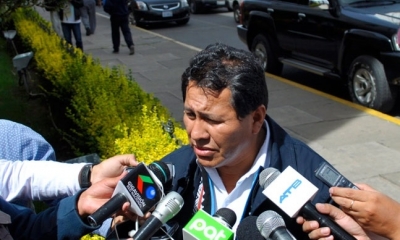 El presidente del Tribunal Constitucional Plurinacional (TCP), Petronilo Flores