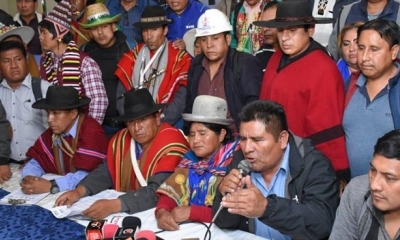 La dirigencia del Pacto de Unidad, funcional al presidente Luis Arce