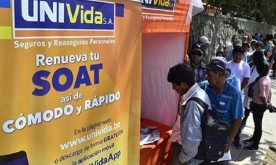 La Prima del SOAT es de Bs 46.000.