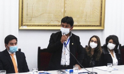  La representante de la Organización Panamericana de la Salud y Organización Mundial de la Salud (OPS/OMS) en Bolivia, Alma Morales