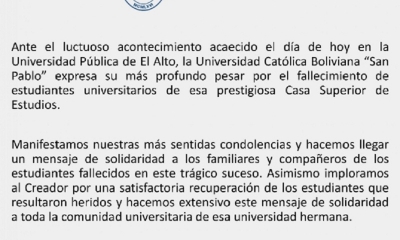 Comunicado.