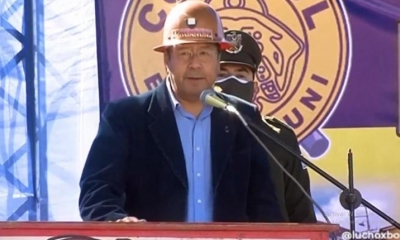 El presidente Luis Arce.