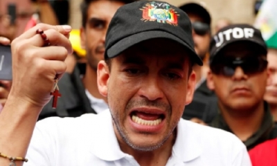 Luis Fernando Camacho, presidente del Comité Cívico pro Santa Cruz/Foto. RRSS