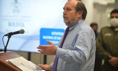 El ministro de Salud, Marcelo Navajas