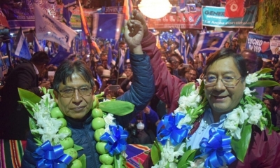 Proclamación de candidatos del MAS en Oruro