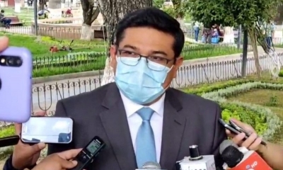 El alcalde de Sucre, Enrique Leaño. CORREO DEL SUR