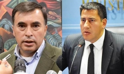 Los exministros Juan Ramón Quintana y Javier Zavaleta. | Foto archivo | Agencias