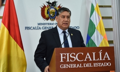 El fiscal general del Estado, Juan Lanchipa
