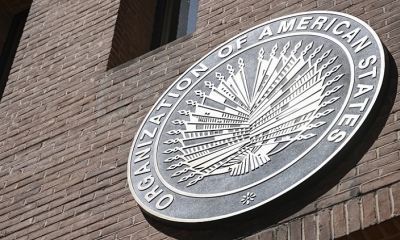Edificio de la Organización de los Estados Americanos en Washington DC, EE.UU., el 2 de abril de 2023.