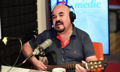 Adrián Barrenechea en La Razón Radio. Foto: Álvaro Valero.