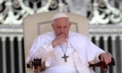 El papa Francisco instó a los cristianos a “ensuciarse las manos” para “construir la paz”.Foto: EFE