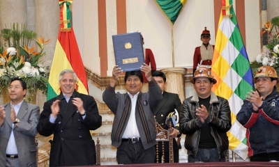 Presidente Evo Morales.