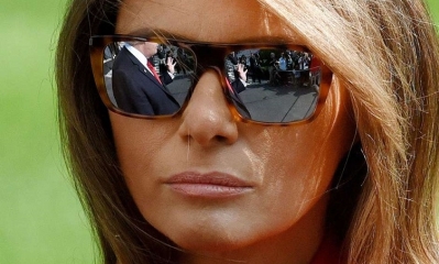 La primera dama de EE.UU,  Melania Trump