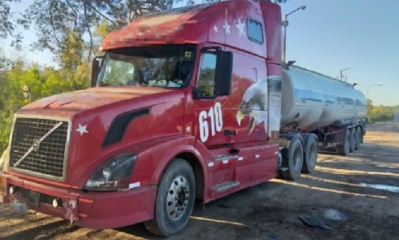 El camión detenido/Foto. Gendarmería 