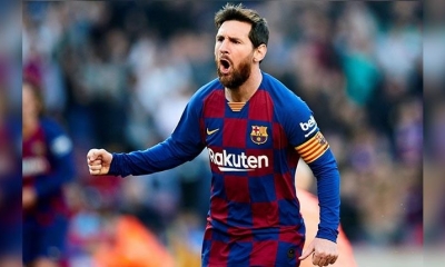 Lionel Messi, con la camiseta de Barcelona (archivo). | EFE
